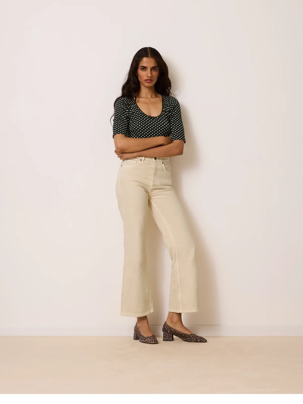 Rouje Concorde Jeans in Ecru